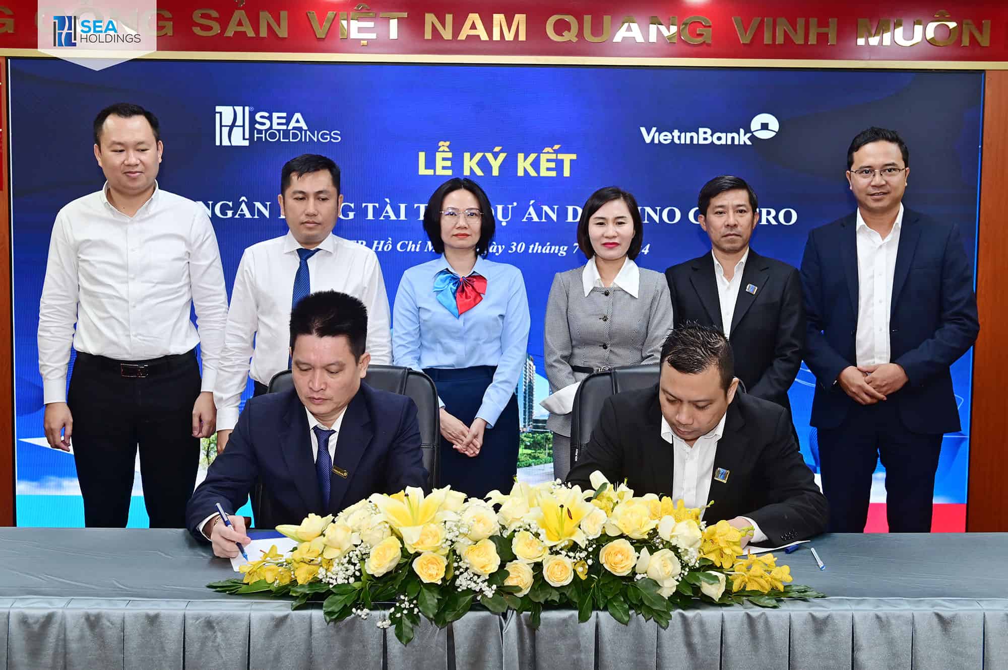 Chủ đầu Tư Seaholdings Và Ngân hàng TMCP Công Thương Việt Nam (VietinBank) CN3 - TP.HCM Ký Kết Hợp Tác Bảo Trợ Dự án Destino Centro